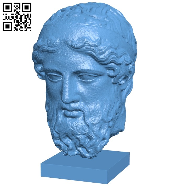 Ny mét marble head of a herm B008823 file obj free download 3D Model for CNC and 3d printer