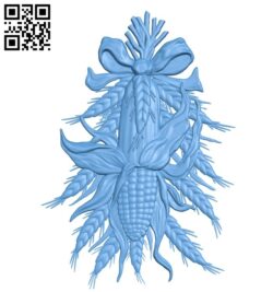 Painting picture of corn A005764 download free stl files 3d model for CNC wood carving