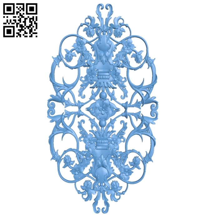 Pattern decor design A005683 download free stl files 3d model for CNC wood carving