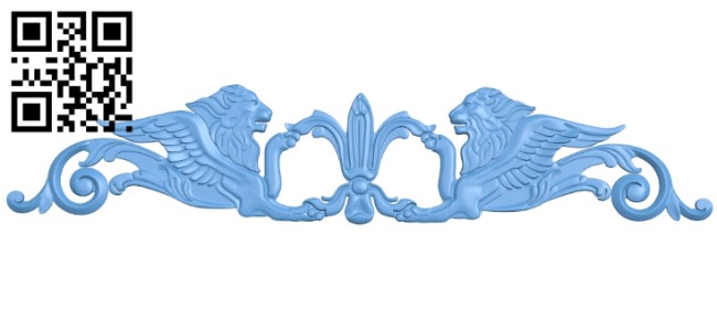 Pattern decor design lion A005738 download free stl files 3d model for CNC wood carving