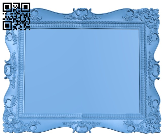 Picture frame or mirror A005710 download free stl files 3d model for CNC wood carving