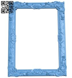 Picture frame or mirror A005711 download free stl files 3d model for CNC wood carving