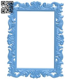 Picture frame or mirror A005712 download free stl files 3d model for CNC wood carving