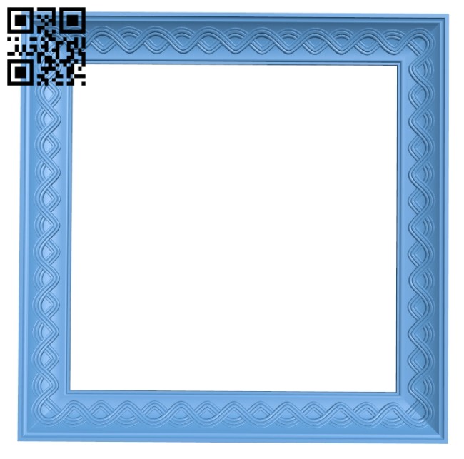 Picture frame or mirror A005714 download free stl files 3d model for CNC wood carving