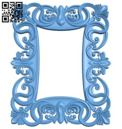 Picture frame or mirror A005715 download free stl files 3d model for CNC wood carving