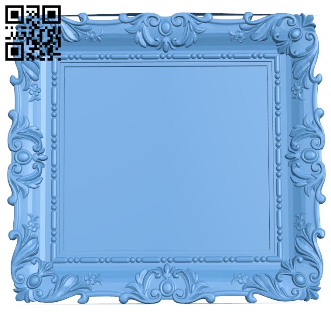 Picture frame or mirror A005752 download free stl files 3d model for CNC wood carving
