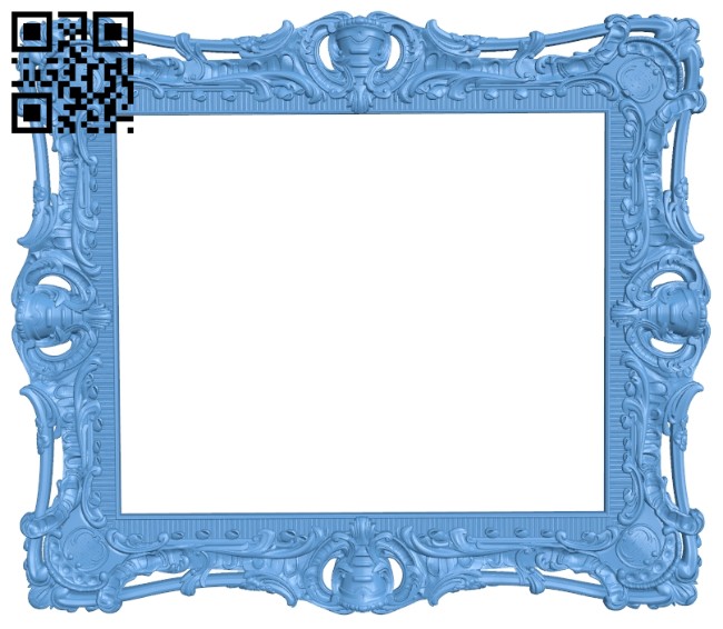 Picture frame or mirror A005753 download free stl files 3d model for CNC wood carving