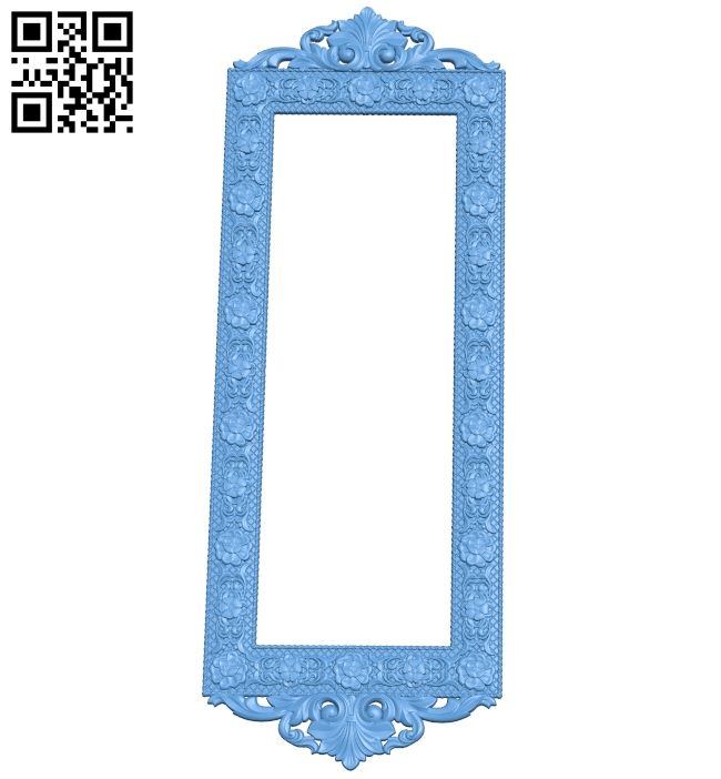 Picture frame or mirror A005815 download free stl files 3d model for CNC wood carving