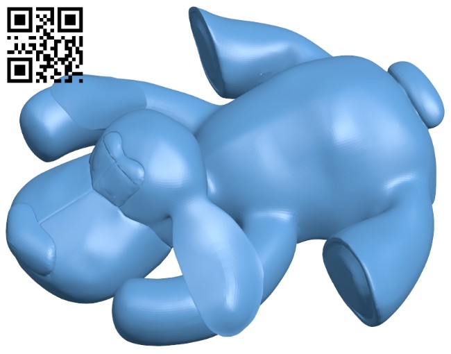 Ragdoll dog B008704 file stl free download 3D Model for CNC and 3d printer