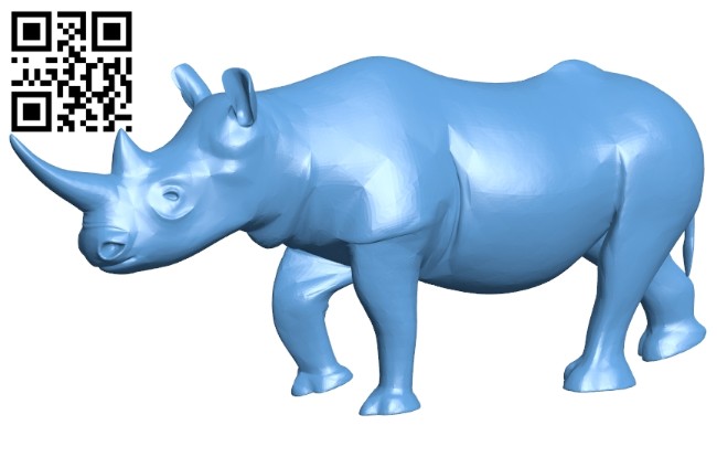 Rhino B008644 file stl free download 3D Model for CNC and 3d printer