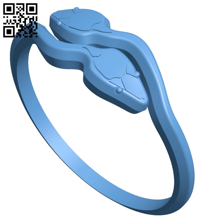 Ring snakes B008685 file stl free download 3D Model for CNC and 3d printer