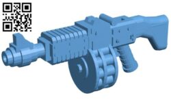 Ripper gun B008686 file stl free download 3D Model for CNC and 3d printer