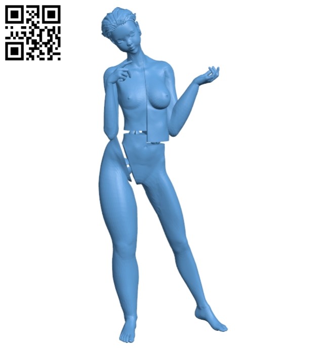 Robo women B008632 file stl free download 3D Model for CNC and 3d printer