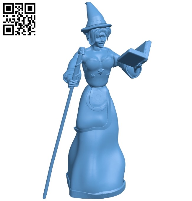 Spell - witch B008701 file stl free download 3D Model for CNC and 3d printer