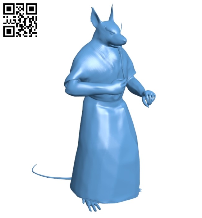 Splinter - Mouse B008752 file obj free download 3D Model for CNC and 3d printer