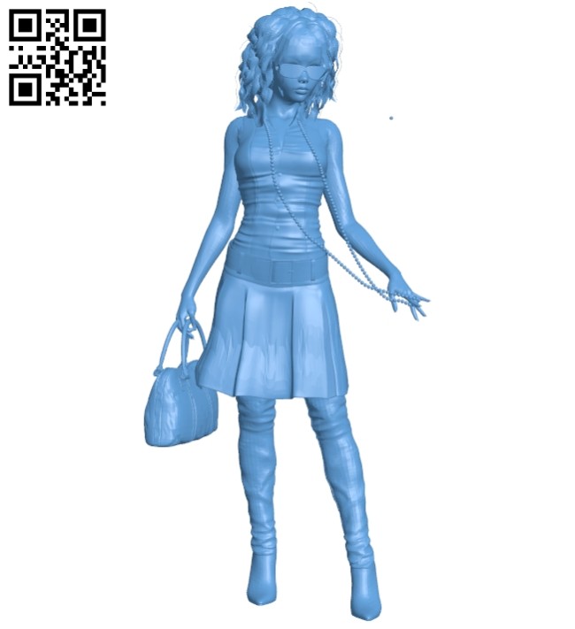 Women - fashion B008633 file stl free download 3D Model for CNC and 3d printer