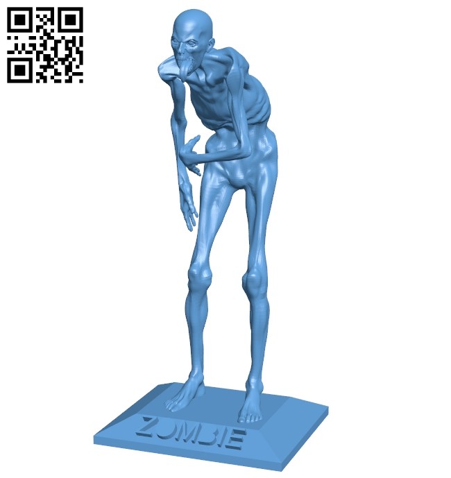 Zombie B008679 file stl free download 3D Model for CNC and 3d printer