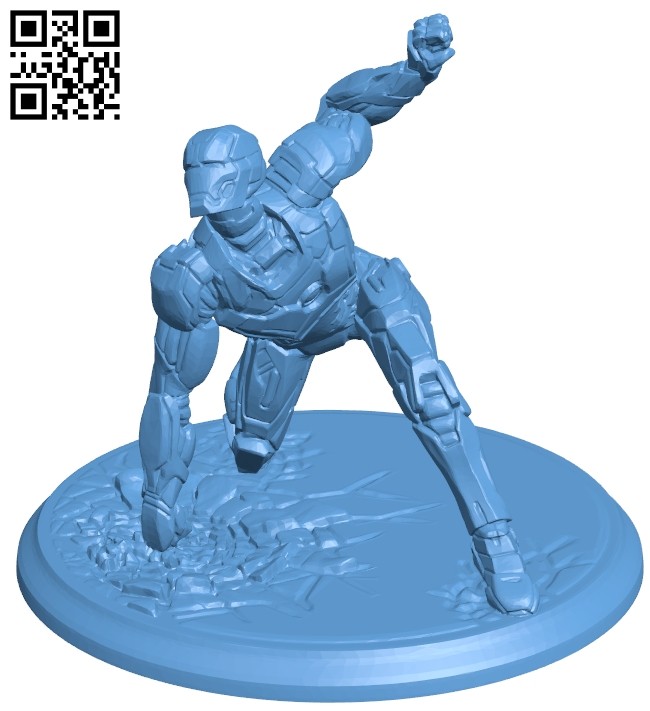 ironman - superhero B008807 file obj free download 3D Model for CNC and 3d printer