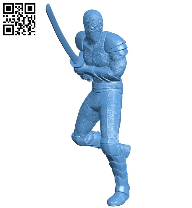 Foot Soldier B008972 file obj free download 3D Model for CNC and 3d printer