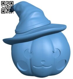 Halloween Pumpkin pumpkin B009014 file obj free download 3D Model for CNC and 3d printer