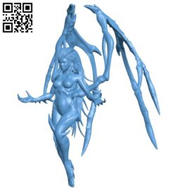 Kerrigan – devil B009027 file obj free download 3D Model for CNC and 3d printer