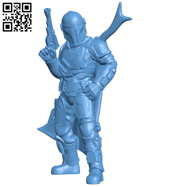 Manda lorian B008927 file obj free download 3D Model for CNC and 3d printer