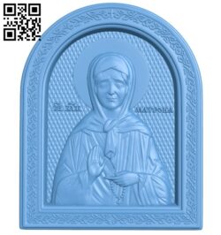 Matron Icon A005933 download free stl files 3d model for CNC wood carving