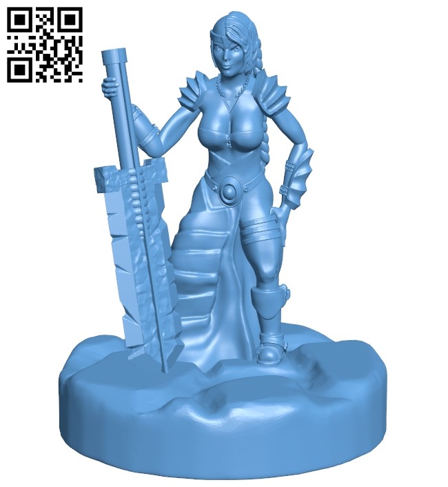 Mr Dwarven Butcher B008966 file obj free download 3D Model for CNC and 3d printer