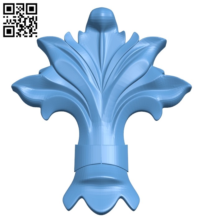 Pattern decor design A005896 download free stl files 3d model for CNC wood carving