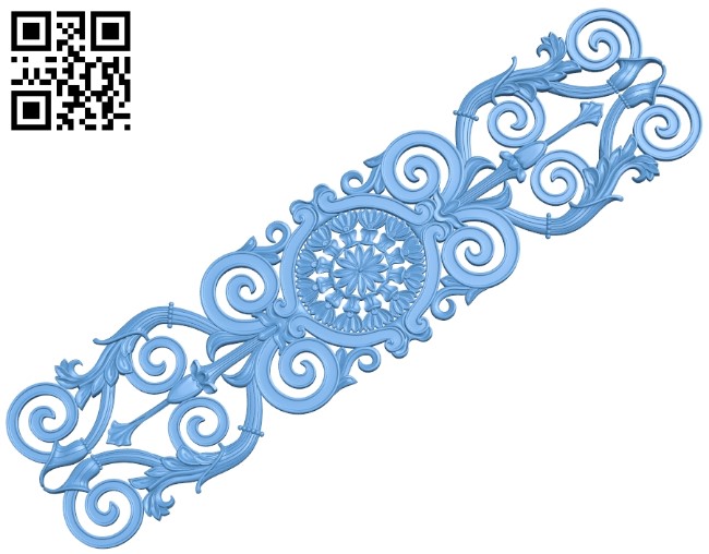 Pattern decor design A005986 download free stl files 3d model for CNC wood carving