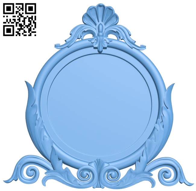 Picture frame or mirror A005910 download free stl files 3d model for CNC wood carving