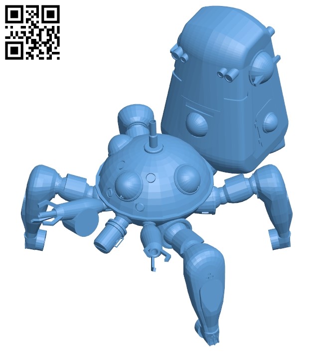 Robot tachikoma B008976 file obj free download 3D Model for CNC and 3d printer