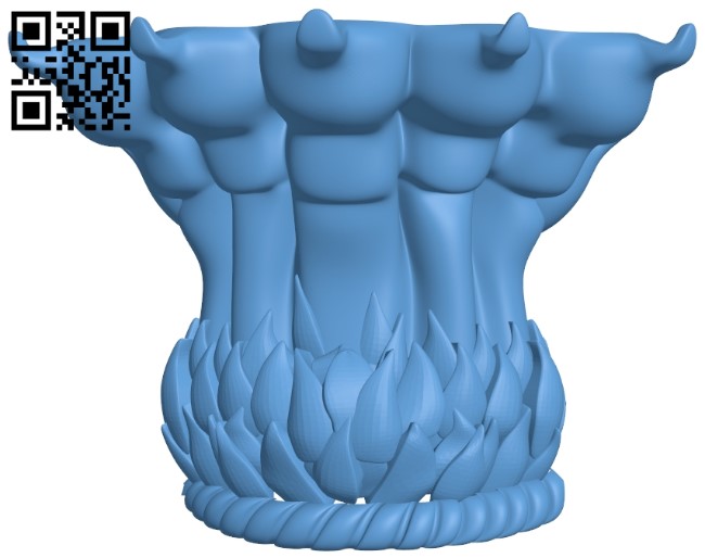 Top of the column A005959 download free stl files 3d model for CNC wood carving