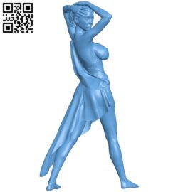 Women dress B008948 file obj free download 3D Model for CNC and 3d printer