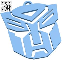 Autobot icon B009100 file obj free download 3D Model for CNC and 3d printer