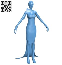 Beautiful girl B009110 file obj free download 3D Model for CNC and 3d printer