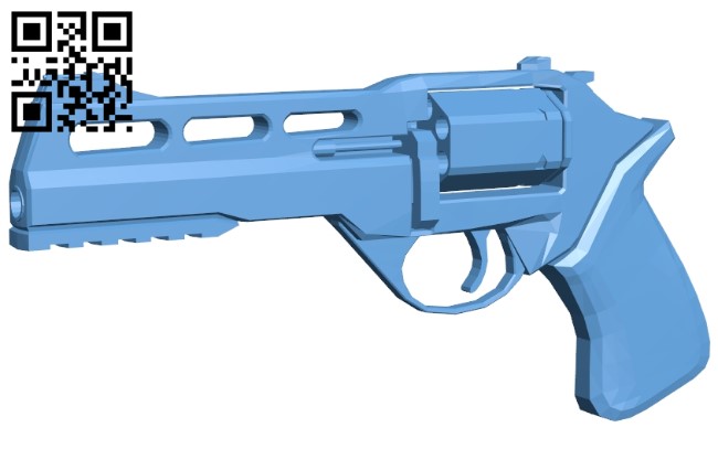 Chiappa gun B009070 file obj free download 3D Model for CNC and 3d printer