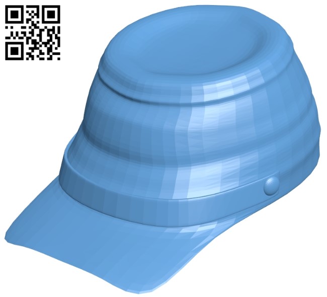 Civil war cap - hat B009095 file obj free download 3D Model for CNC and 3d printer