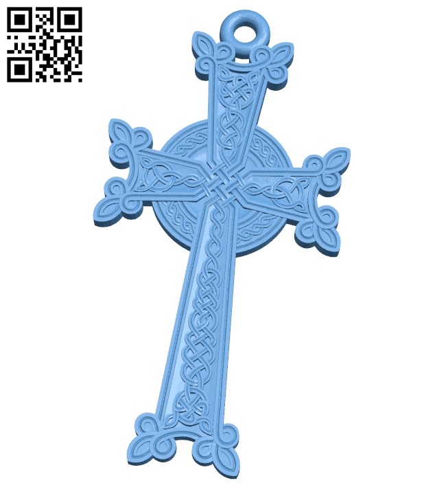 Cross symbol pattern A006129 download free stl files 3d model for CNC wood carving