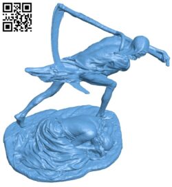 Deathyy cut B009145 file obj free download 3D Model for CNC and 3d printer