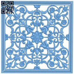 Door pattern A006091 download free stl files 3d model for CNC wood carving