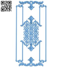 Door pattern A006098 download free stl files 3d model for CNC wood carving