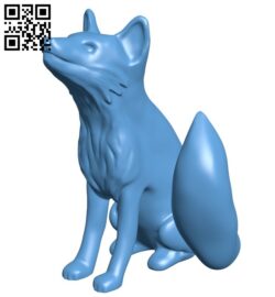 Fox B009157 file obj free download 3D Model for CNC and 3d printer