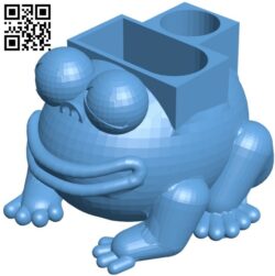 Frog B009077 file obj free download 3D Model for CNC and 3d printer