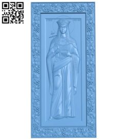 Icon Saint Helena A005996 download free stl files 3d model for CNC wood carving