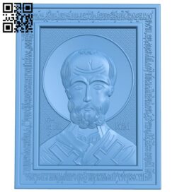 Icon of Nicholas A006156 download free stl files 3d model for CNC wood carving