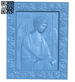 Icon of the Archangel Michael A006079 download free stl files 3d model for CNC wood carving