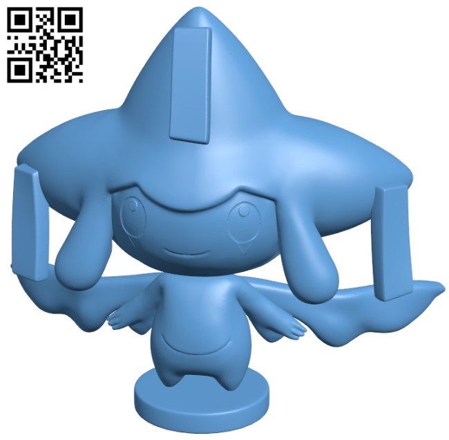 Jirachi - Pokemon B009118 file obj free download 3D Model for CNC and 3d printer