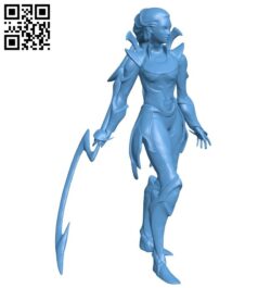League of legends diana – girl B009211 file obj free download 3D Model for CNC and 3d printer
