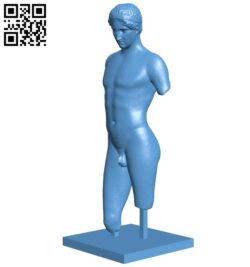 Met marble youth B009043 file obj free download 3D Model for CNC and 3d printer